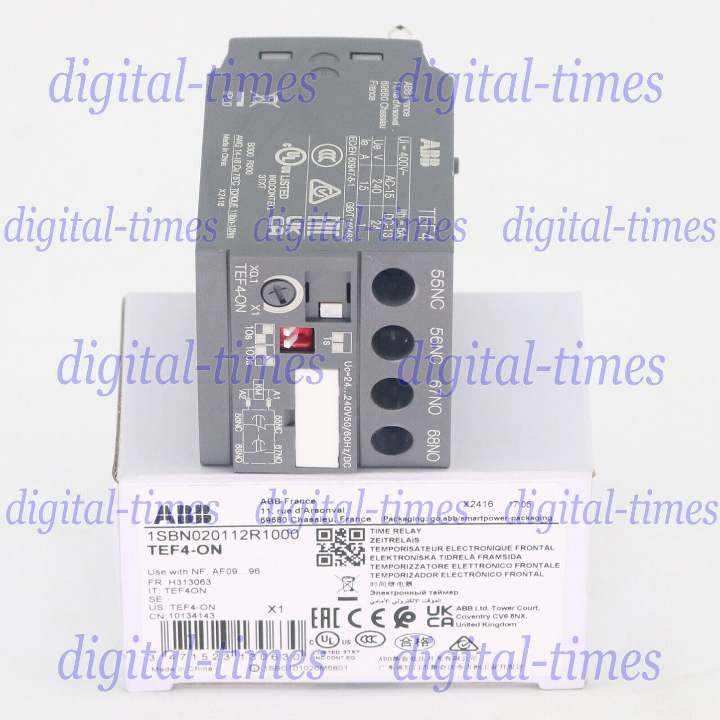 ABB TEF4-ON 1SBN020112R1000 Electronic Timer - ABB