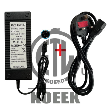1PC For i Color Ultrasound Charger Adapter TWADP100 4pin 20V 5A Applicable