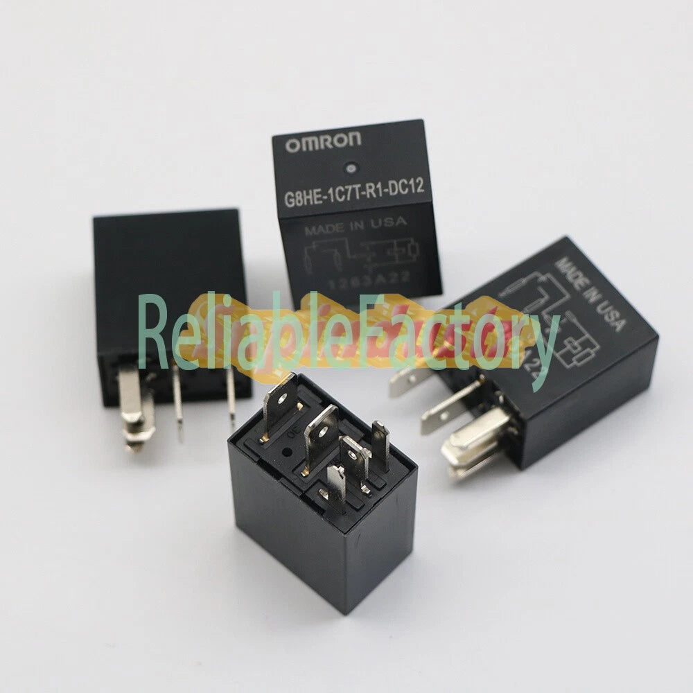 .4Pcs OMRON G8HE-1C7T-R1-DC12 12VDC Relay 40A 12V 5Pin G8HE1C7TR1DC12