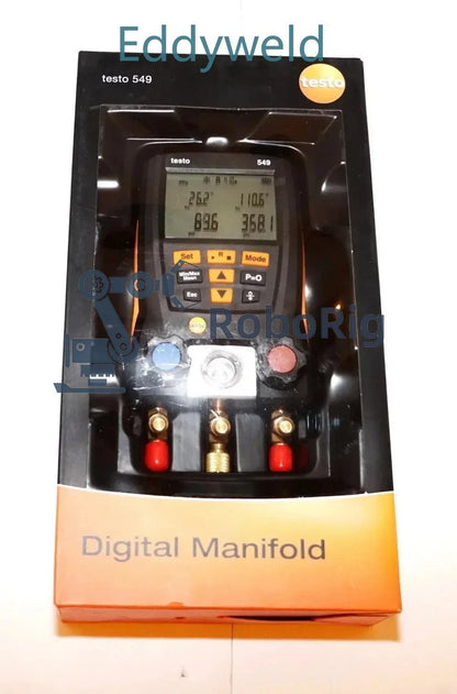 Testo 549 Refrigeration Digital Manifold HVAC Gauge Meter Air Conditioner