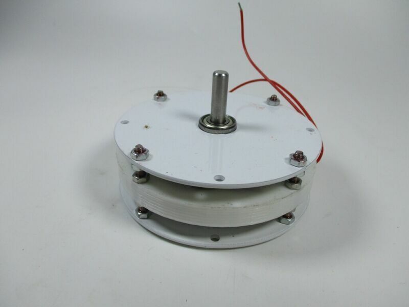 1pc DIY Low speed and low resistance 80MM mini disc type ironless generator