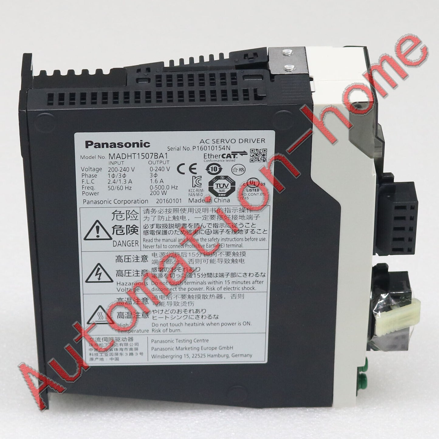 used 1PCS For Panasonic AC Servo Driver MADHT1507BA1 - PANASONIC