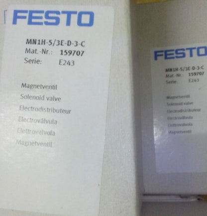 new 1PC  FESTO solenoid valve MEBH-5/3E-1/8-P-B 173024