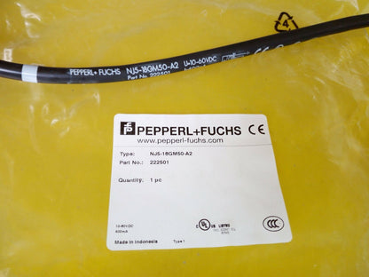 Pepperl+Fuchs NJ5-18GM50 Proximity Switch - PEPPERL+FUCHS