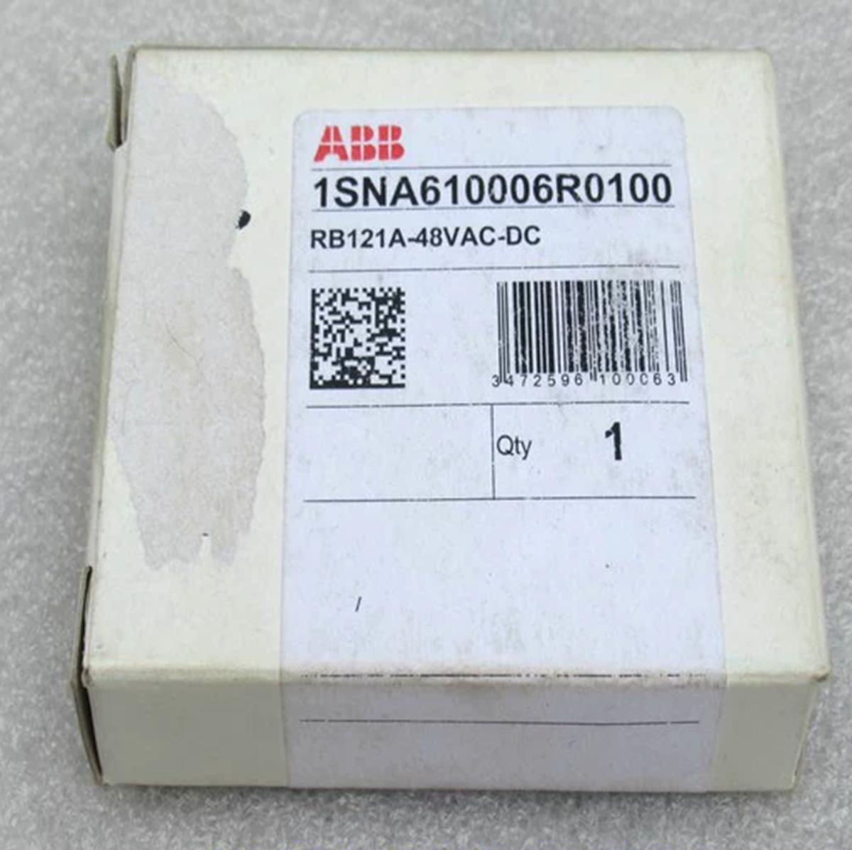ABB 1SNA610006R0100 RB121A-48VAC-DC Relay - ABB