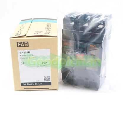 1Pcs For FUJI EA103B 3P 50A Circuit Breaker In Box /