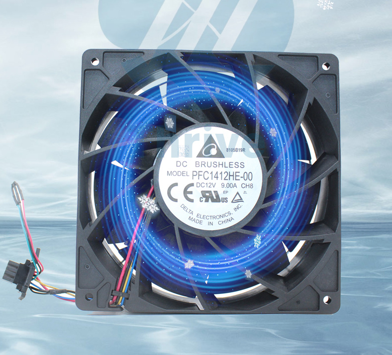 new Delta PFC1412HE-00 14038 12V 9A high speed server violent cooling fan - DELTA