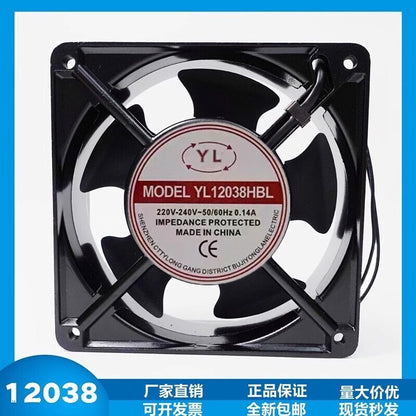 XYLFAN YL12038HBL 220V-240V 0.14A 12CM Cooling Fan