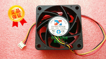 ARX 6025 FH1260-A2253E DC12V 0.37A 60*60*25mm 6CM fan