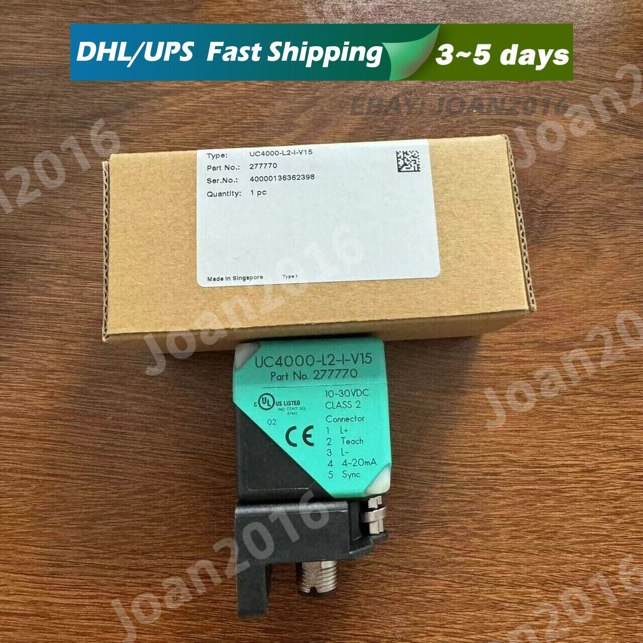 new Pepperl+Fuchs stock UC4000-L2-I-V15 SENSOR - PEPPERL+FUCHS