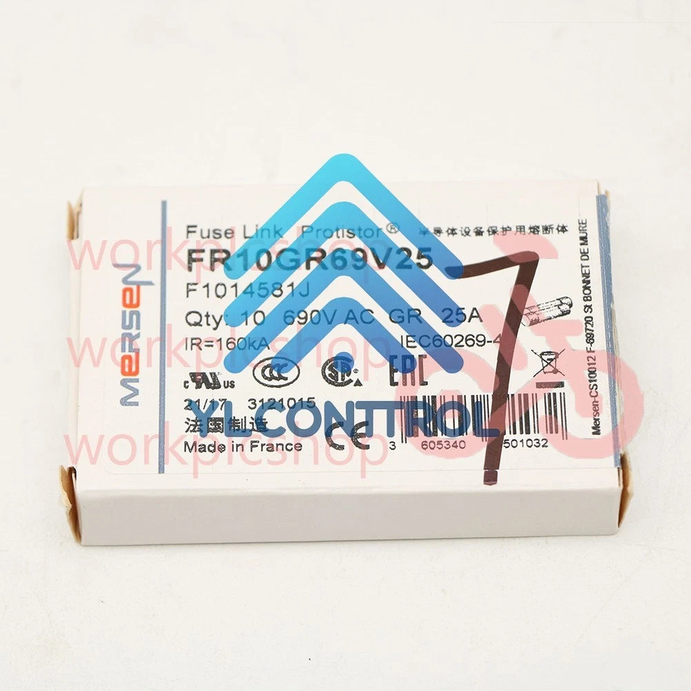 10PC/box Mersen FR10GR69V25 Protistor Ferrule Fuse 25 Amp 10*38 gRB 690V #US