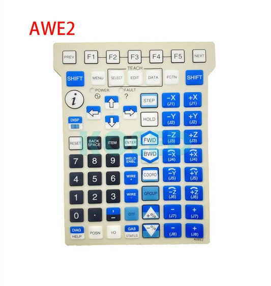 AWE2 Membrane For Fanuc A05B-2255-C105 teach pendant keypad front overlay