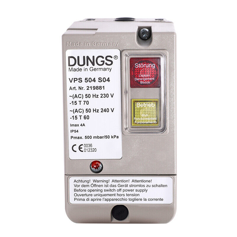 new DUNGS VPS 504 S04 Gas Valve Leak Detection Equipment VPS504S04 230V 50HZ - DUNGS