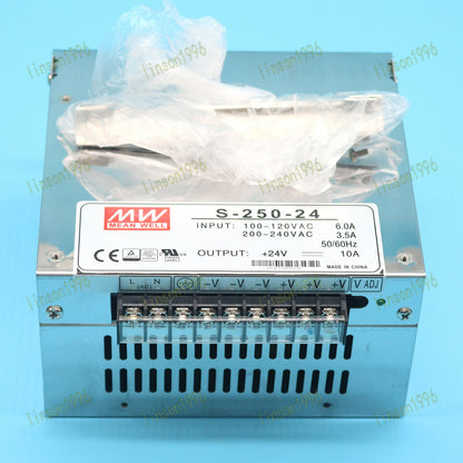 24V 10A MEAN WELL Switching Power Supply S-250-24 Fast SHIP - MEAN WELL