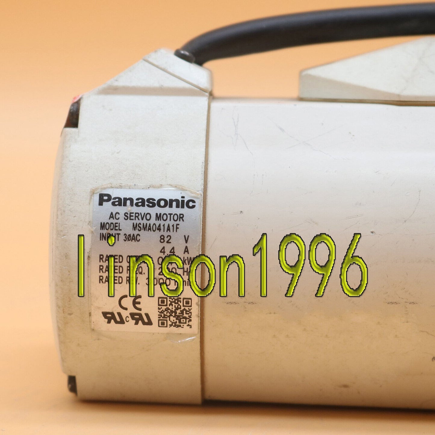 Used Panasonic MSMA041A1F AC Servo Motor Tested In Good Condition - PANASONIC