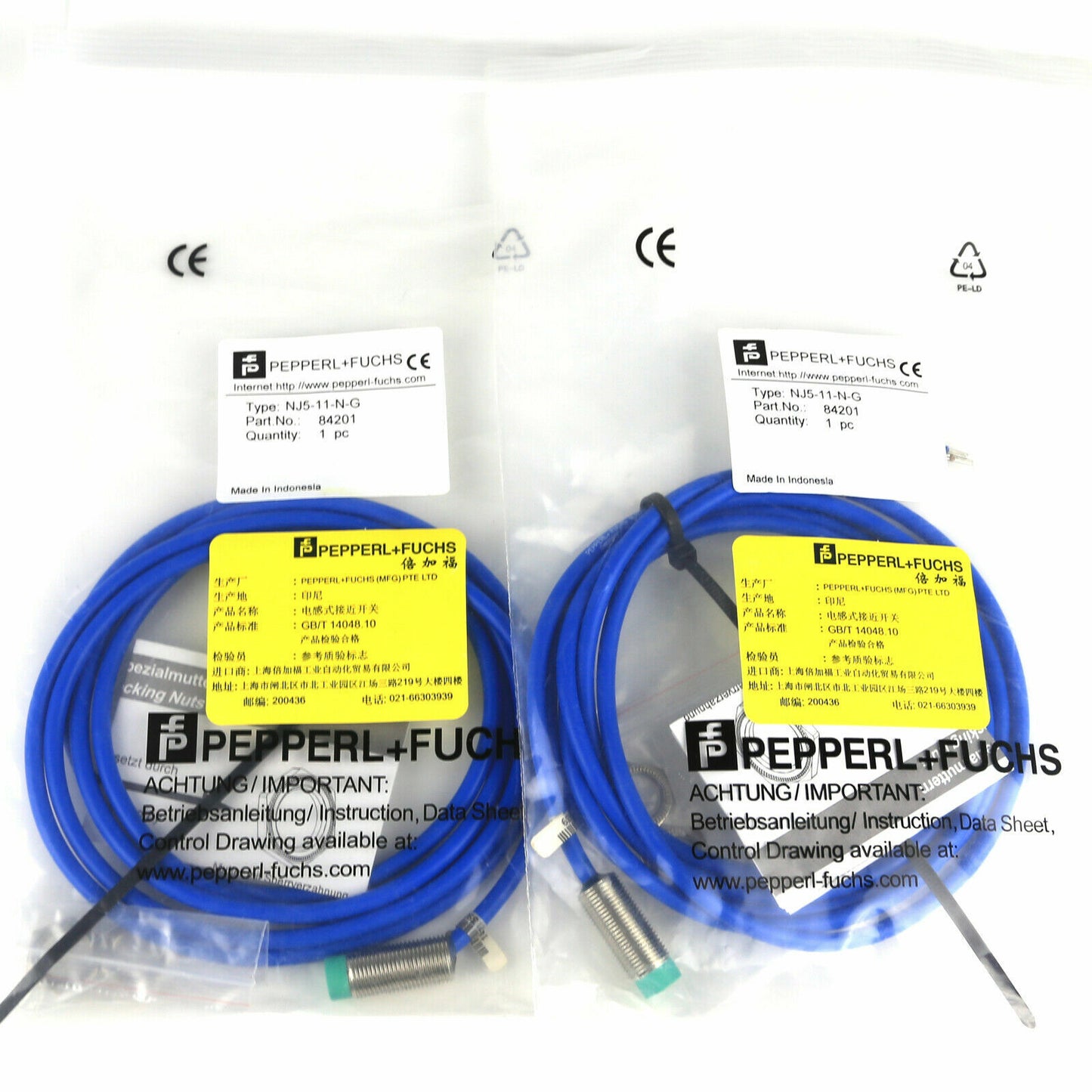 Inductive Proximity Sensor NJ5-11-N-G Pepperl + Fuchls - PEPPERL + FUCHS