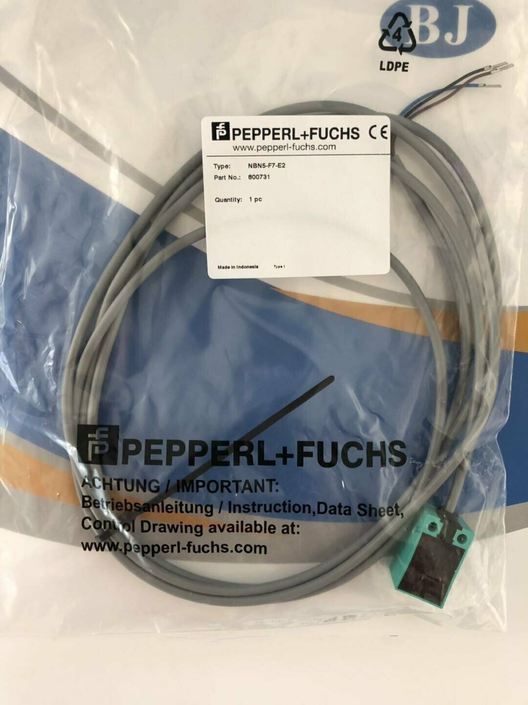Pepperl+Fuchs NBN5-F7-E2 Proximity Inductive Sensor - Fast Ship - PEPPERL+FUCHS