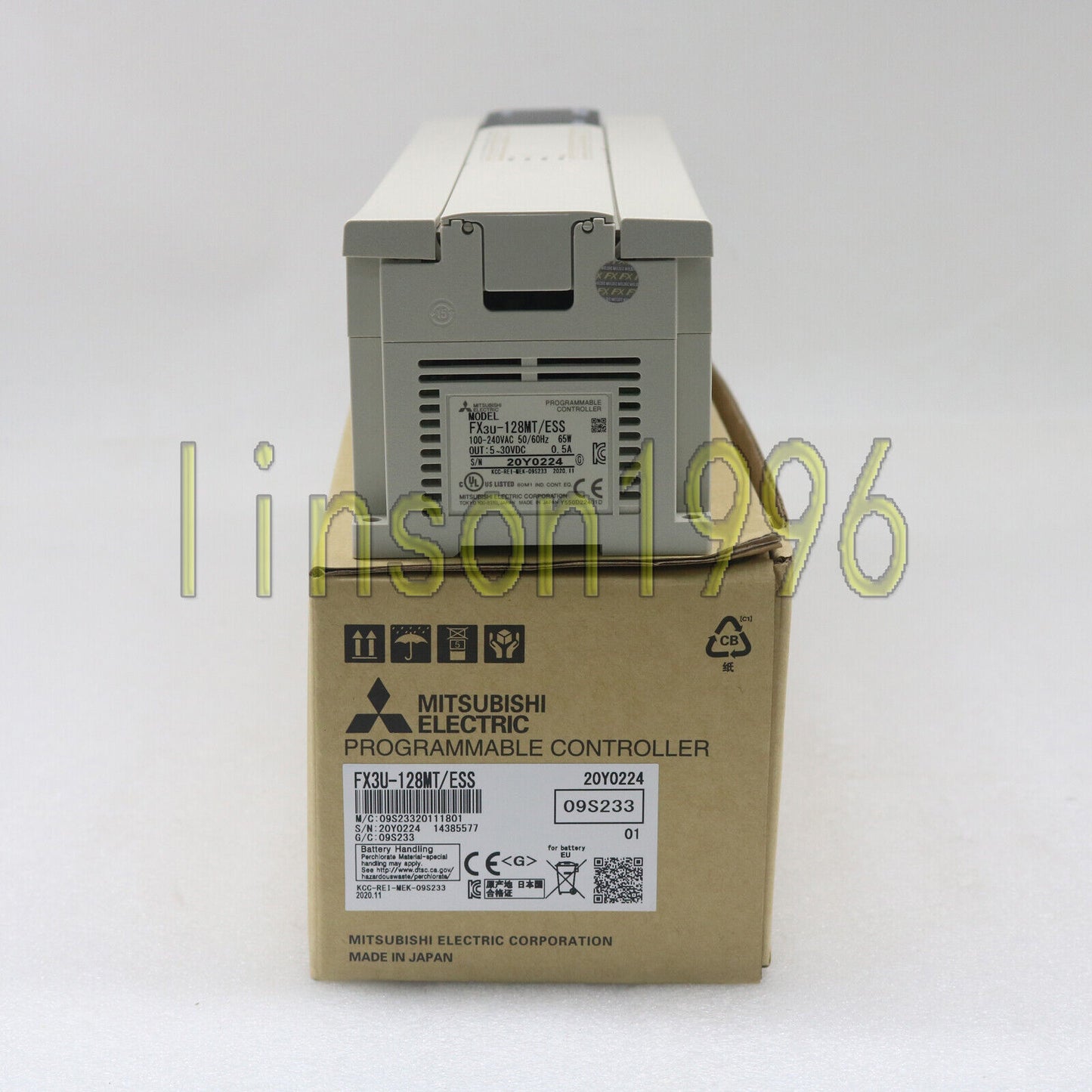1PC Mitsubishi FX3U-128MT ESS Programmable Controller Fast Ship - MITSUBISHI