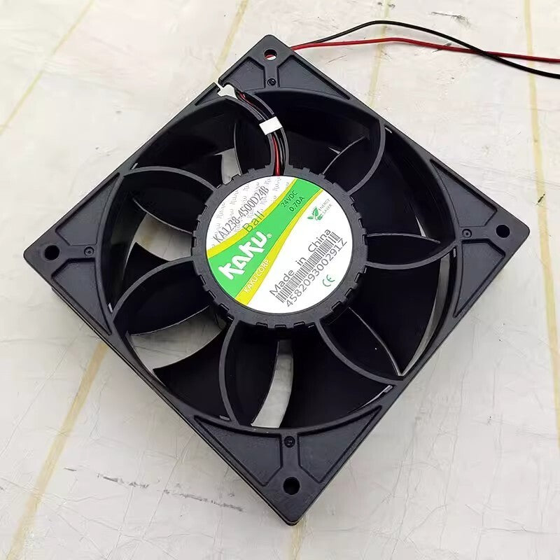 KAKU KA1238-4500D24B 12038 DC24V 0.7A 12CM 2-wire Inverter Cooling Fan