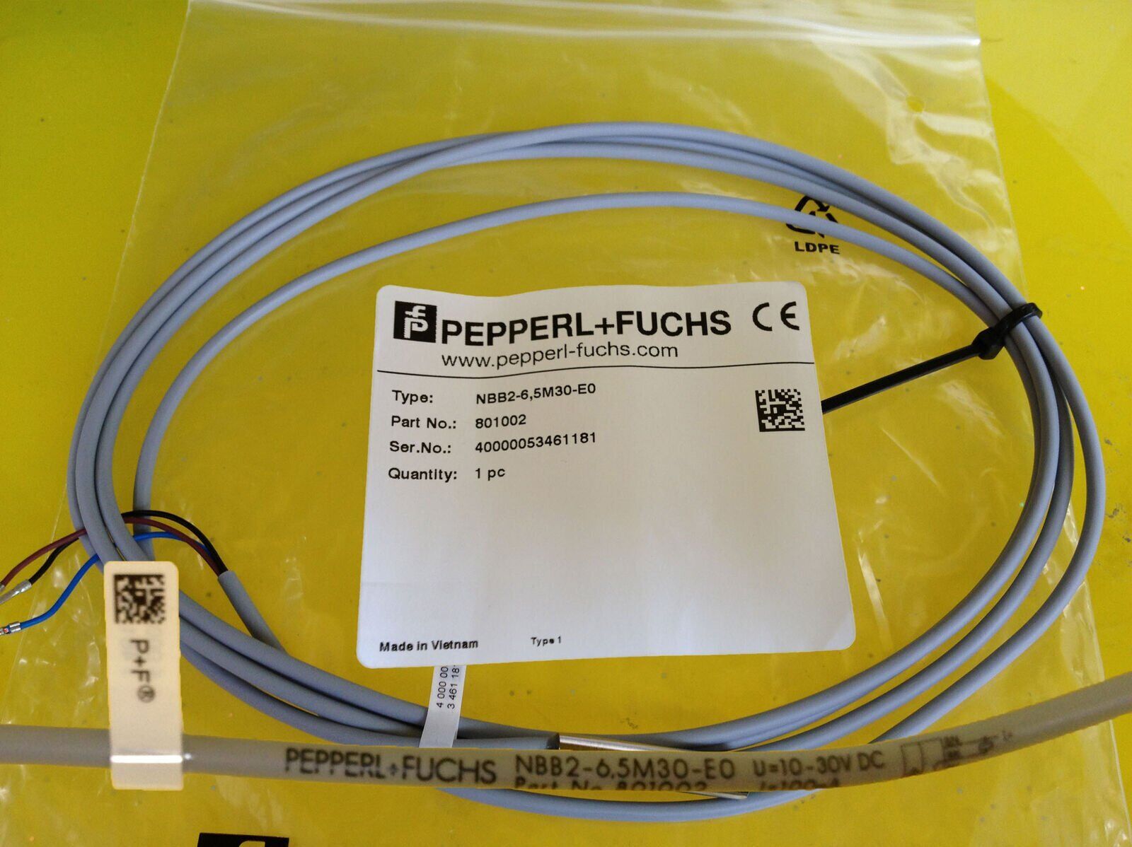 1PC Pepperl+fuchs NBB2-6.5M30-E0 Proximity Switch Fast Ship - PEPPERL+FUCHS