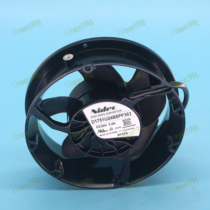 1PC NIDEC D1751U24B8PP363 DC24V 3.4A 172x150x51MM Cooling Fan - NIDEC