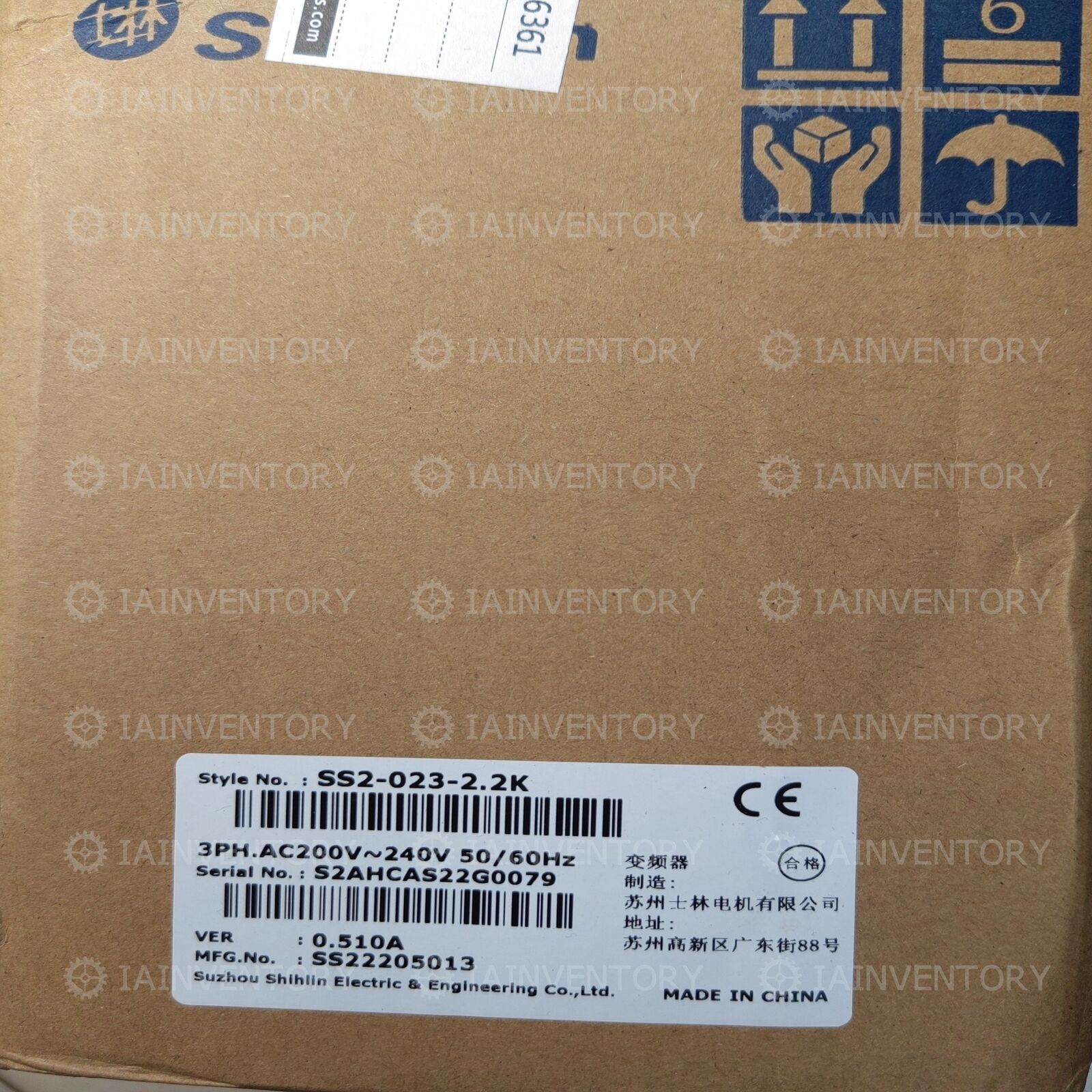 New 1PC Shihlin Inverter SS2-023-2.2K Fast Ship - SHIHLIN