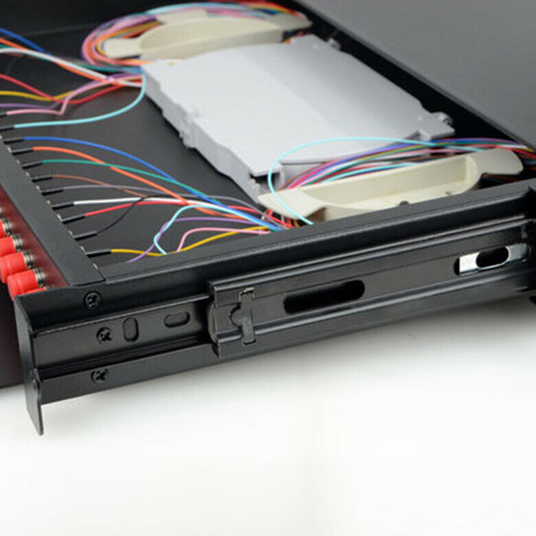 new 24-core FC terminal box fiber distribution frame cabinet drawer wiring full - PLC INDUSTRY