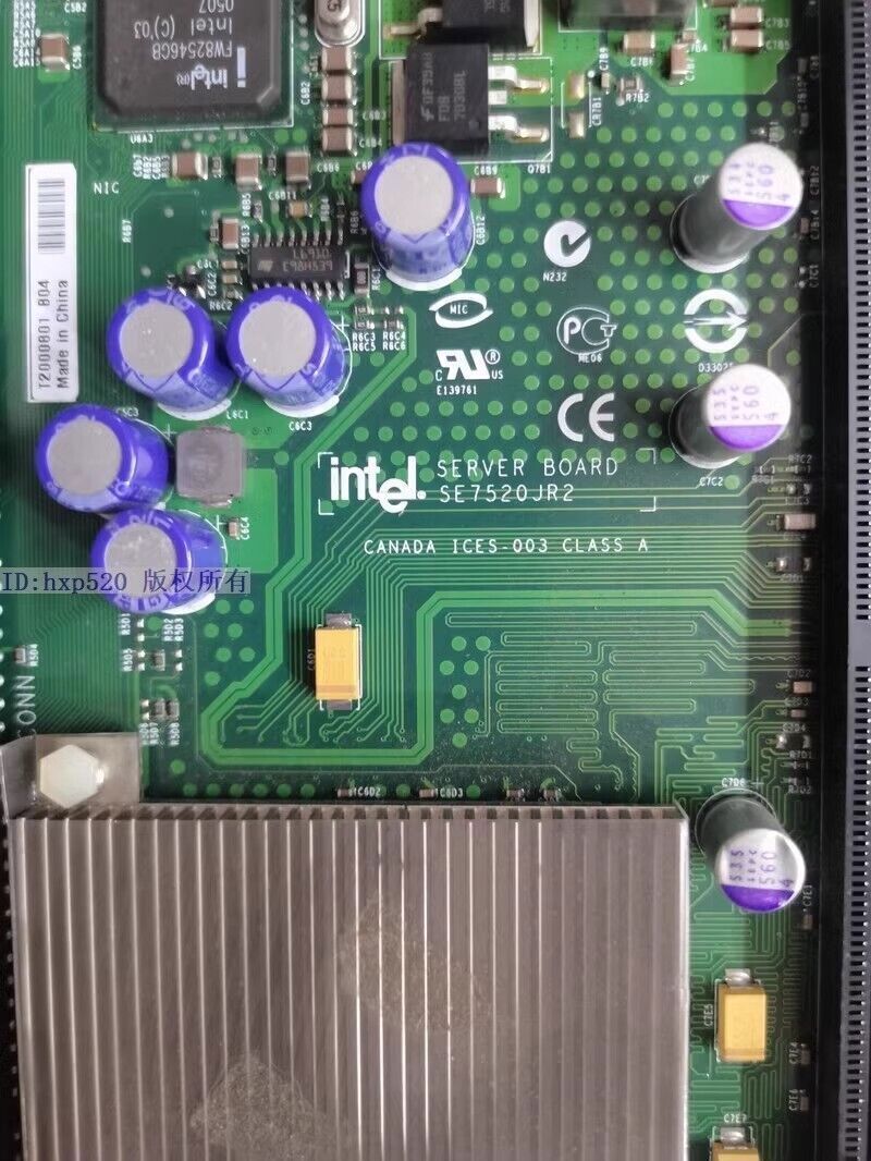 Used Intel SE7520JR2 Server Motherboard - High Performance Computing - INTEL