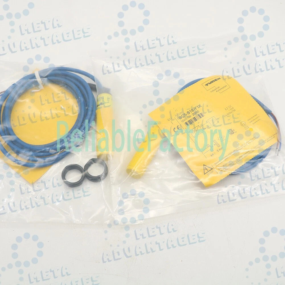 Turck BC5-S18-Y1X Capacitive Sensor Embeddable 5mm Range 18mm Plastic Barrel
