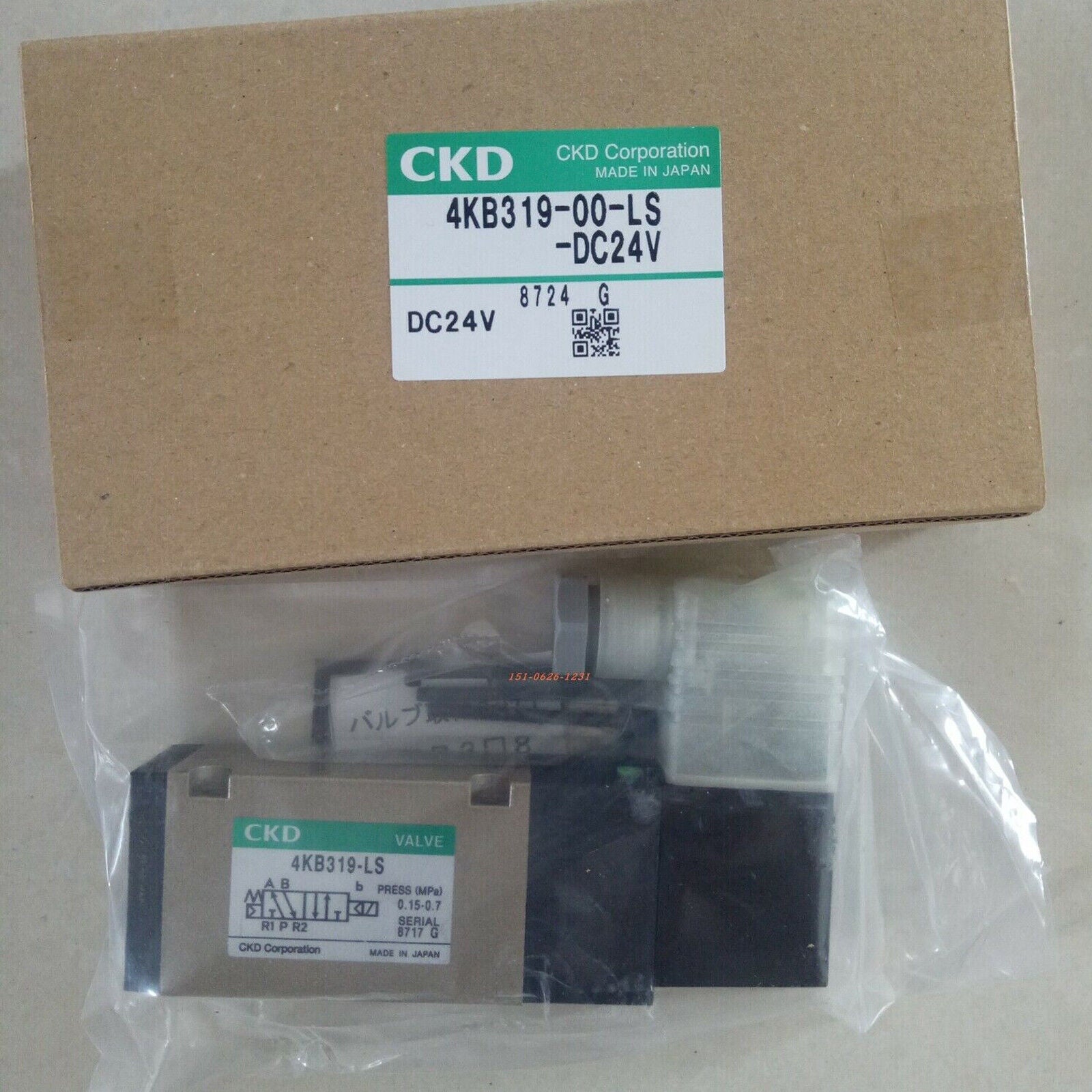 Solenoid Valve CKD 4KB319-00-LS-DC24V New - CKD
