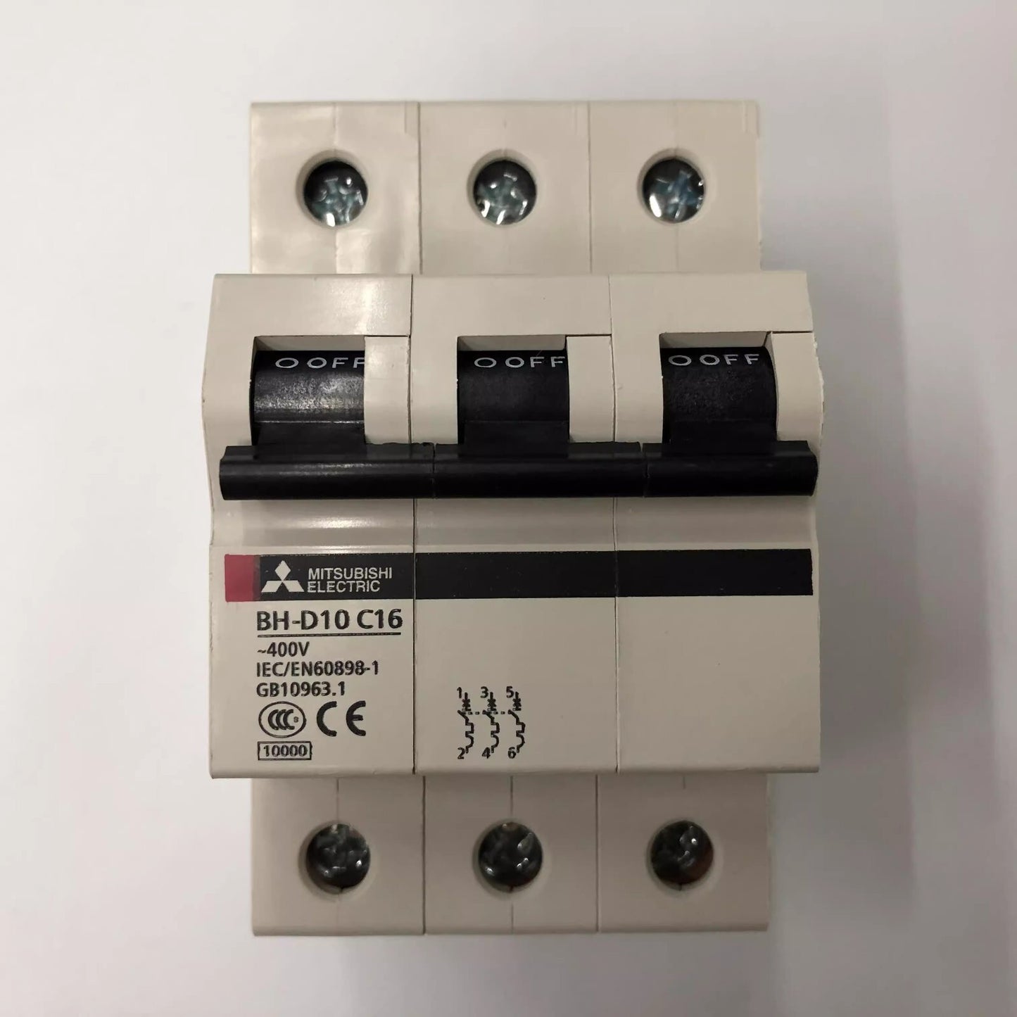 1PCS for Mitsubishi BH-D10 3P C16 Air Switch Mini Circuit Breaker