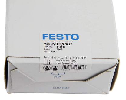 1PCS FESTO MS4-LF/LFM/LFR:PC 645063 Compressed air filter - US Stock#I