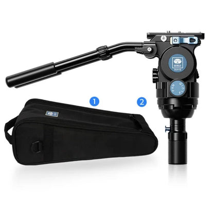 FOR SIRUI SVS75 Carbon Fiber Video Camera Tripod SVH15 Fluid Head OneStep