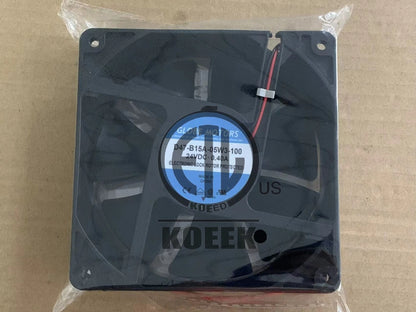 GLOBE MOTORS D47-B15A-05W3-100 24V 0.40A 12cm inverter cooling fan