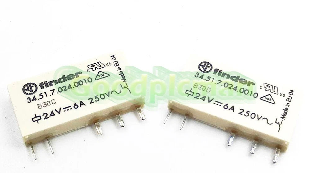 Finder 34.51.7.024.0010 General Purpose Relay 6A 250VAC 5 Pins
