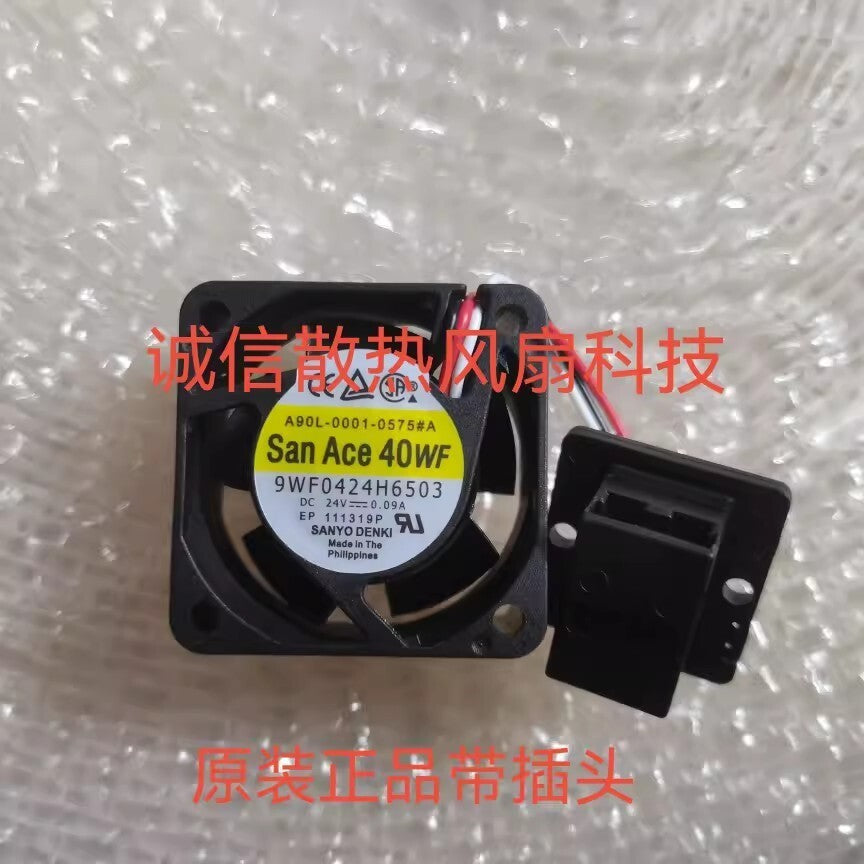 Sanyo 9WF0424H6503 DC24V 0.09A 40*40*20MM 3-Pin Silent Cooling Fan