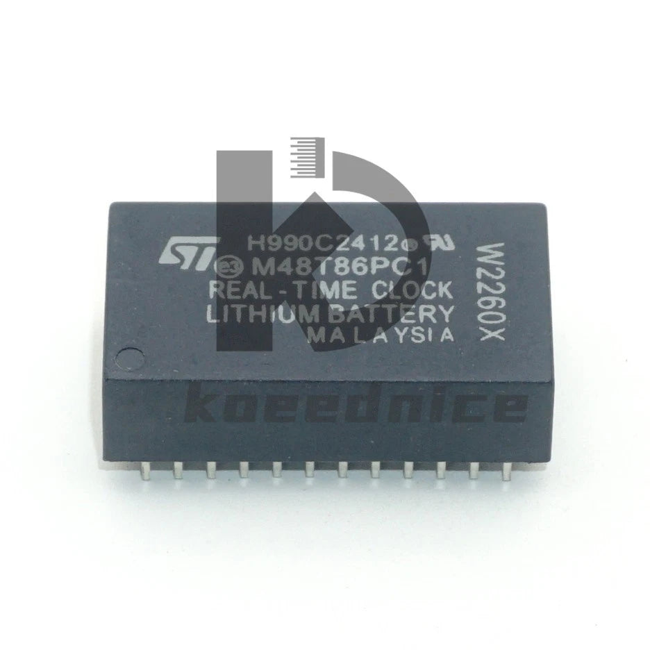 STMicroelectronics M48T86PC1 M48T86 Real Time Clock RTC 128KBIT 5V x 1PC
