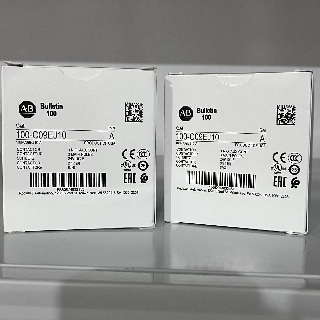 Factory Sealed Allen-Bradley 100-C09EJ10 Contactor - ALLEN-BRADLEY