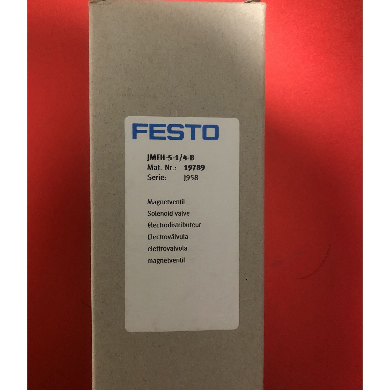 Festo Solenoid Valve JMFH-5-1/4-B - FESTO