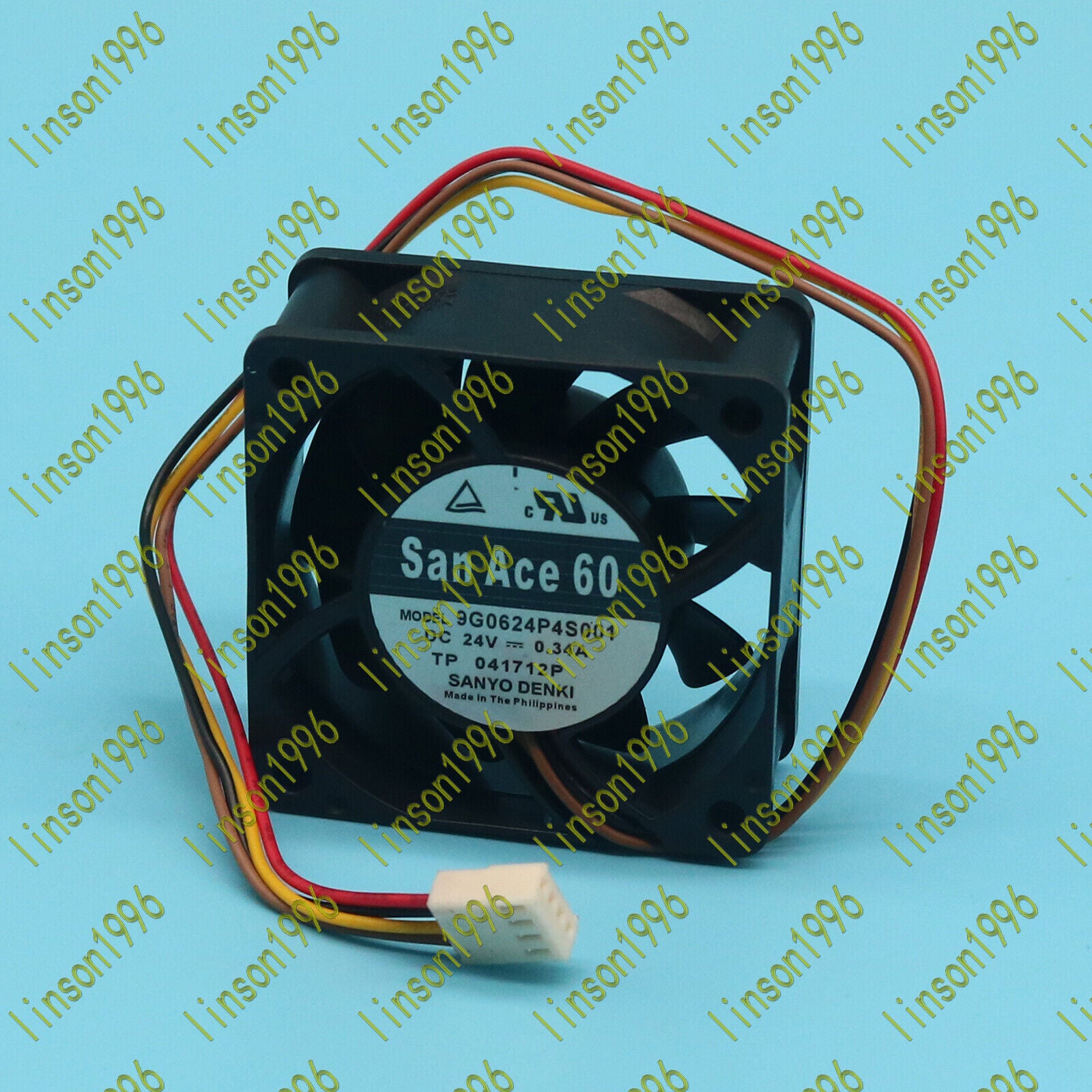 new 1PC  For SANYO 9G0624P4S001 San Ace60 24V 0.34A Cooling Fan FAST SHIP SANYO