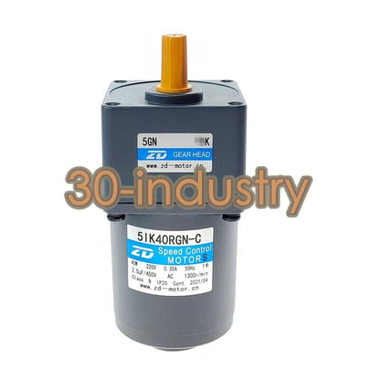 1PCS ZD 5IK40RGN-C Gear Reducer Motor with 5GN150K-400K Options - ZD