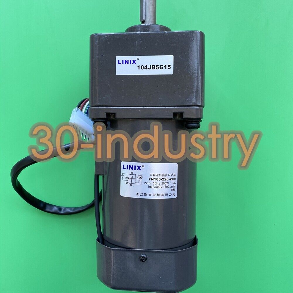 1PCS New For LINIX 104JB5G15 YN100-220-220 Speed regulating motor 220V 200W 1.5A - KOEED