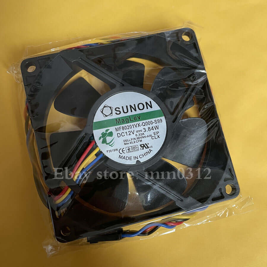 new 1pcs SUNON MF80201VX-Q000-S99 12V 3.84W DELL P N 9DVNN-A00 4-wire pwm fan
