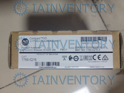 Allen Bradley 1769-IQ16 Next Day Air - ALLEN BRADLEY