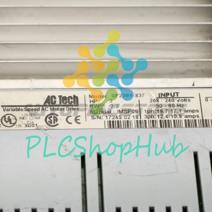 1PCS Lenze inverter AC TECH SF230Y 1/3PH 220V 2.2KW