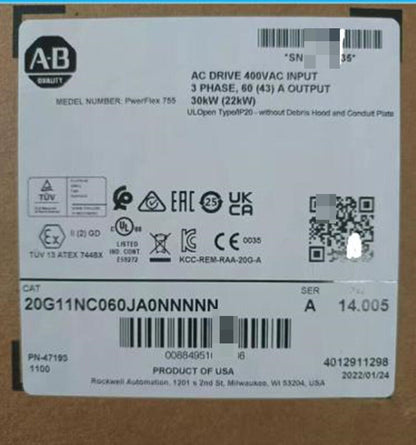 NEW Allen Bradley 20G11NC060JA0NNNNN US STOCK - ALLEN BRADLEY