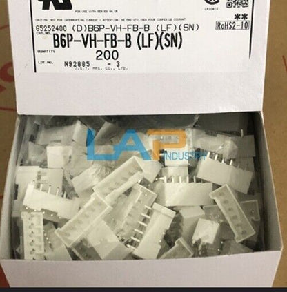 200pcs JST Connector B6P-VH-FB-B 6PIN 3.96MM spacing - Bulk Pack - JST