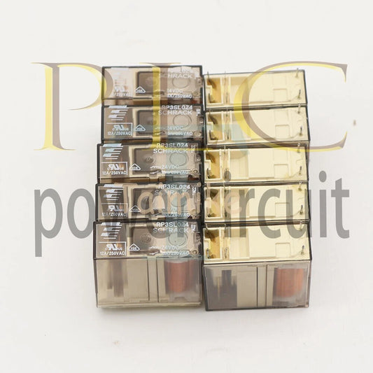 (10PCS) SCHRACK RP3SL024 24VDC Power Relay 6Pins