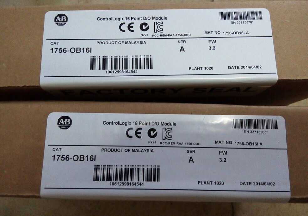 Control Logix 16-Point Module 1756OB16I | Factory Sealed | SER A | AB | 1756-OB16I - CONTROL LOGIX