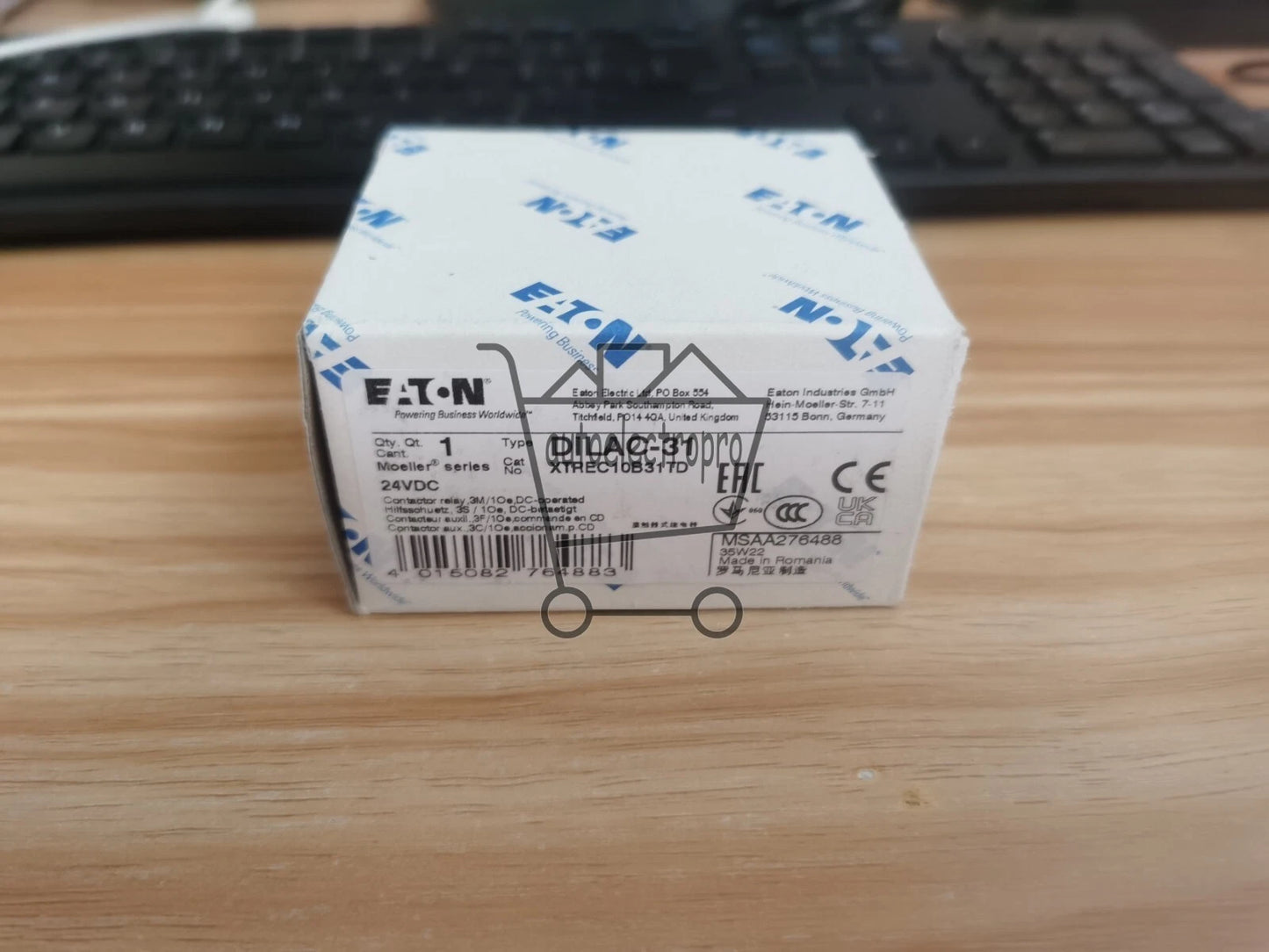 1PCS Eaton Moeller DILAC-31 XTREC10B31TD DC Contactor 24VDC